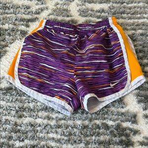 Little girl  Purple and Orange Striped Shorts